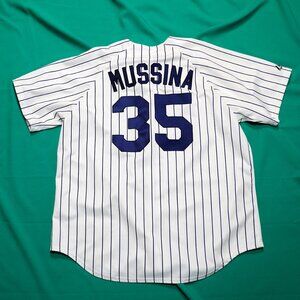 NEW Authentic Majestic New York Yankees Mike Mussina Baseball Jersey